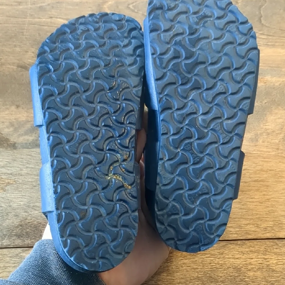 Kids Birkenstock Rio EVA Navy Blue Open Toe Sandals Size 11